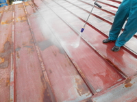 宇都宮市　T様邸　屋根　塗り替え塗装工事　着工致しました。
